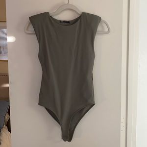 Zara Bodysuit with Shoulder Pads